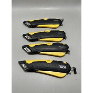PHC EasyCut 2000 Safety Box Cutter Utility Knives Lot of 4 Retractable Blade
